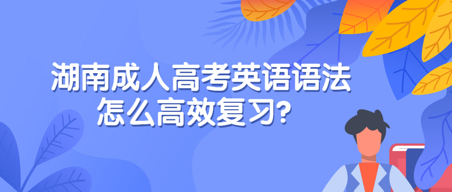 湖南成人高考英语